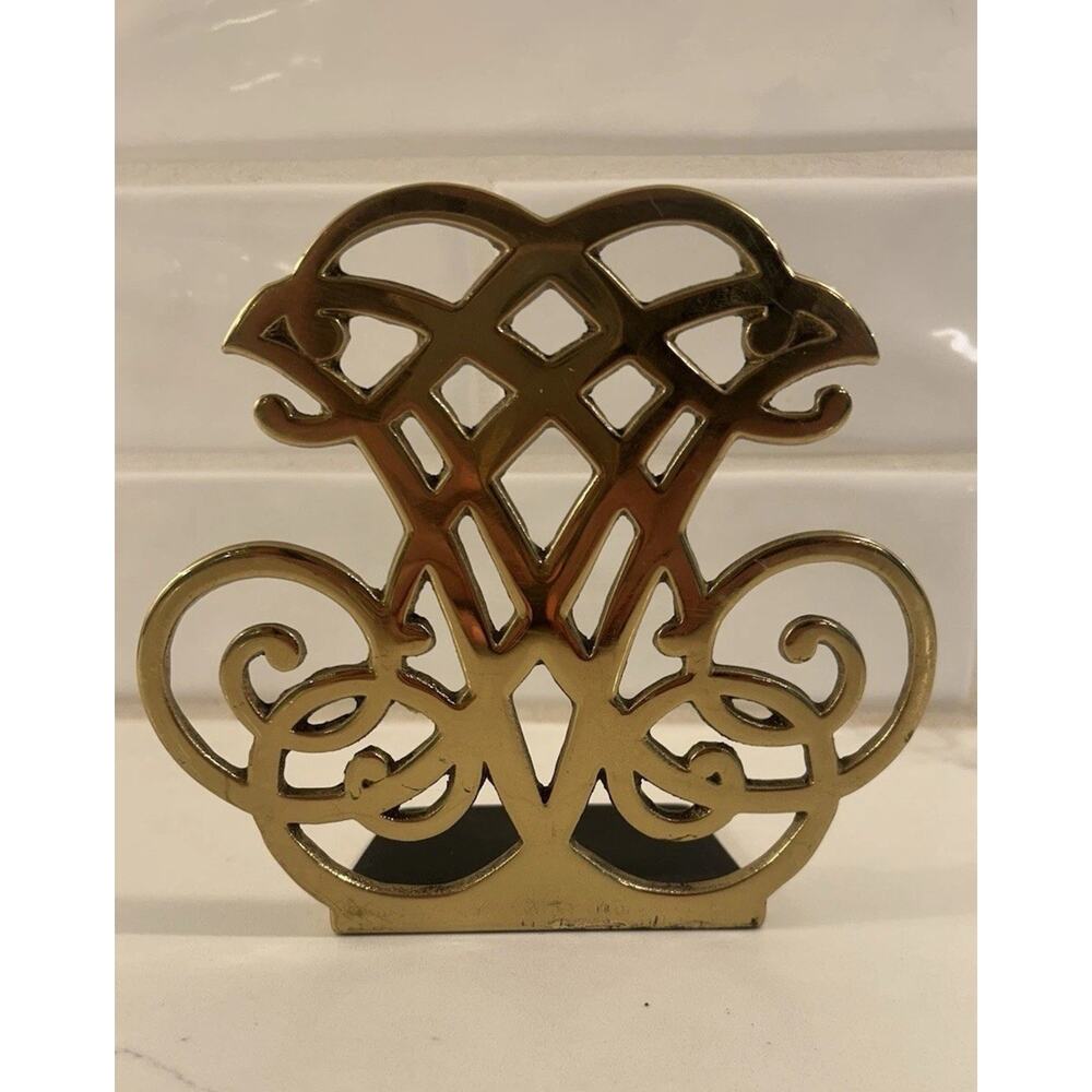 Vintage Brass Bookend Williamsburg THOMAS JEFFERSON‎ Cipher 1987 USA History